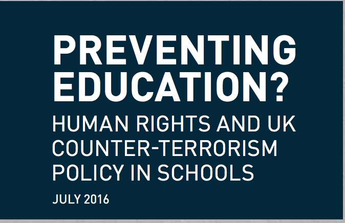 Preventing Education? Human Rights and UK Counter-Terrorism Policies in Schools